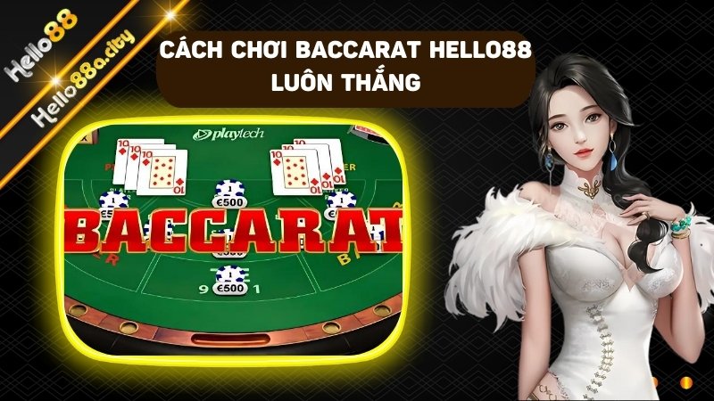 Hướng dẫn cách chơi Baccarat HELLO88