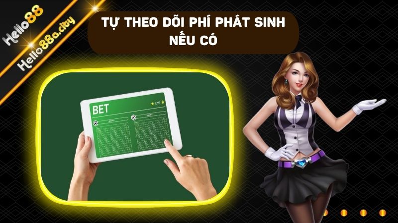 Phí phát sinh sẽ chỉ diễn ra tại một số đối tác nên không cần lo lắng